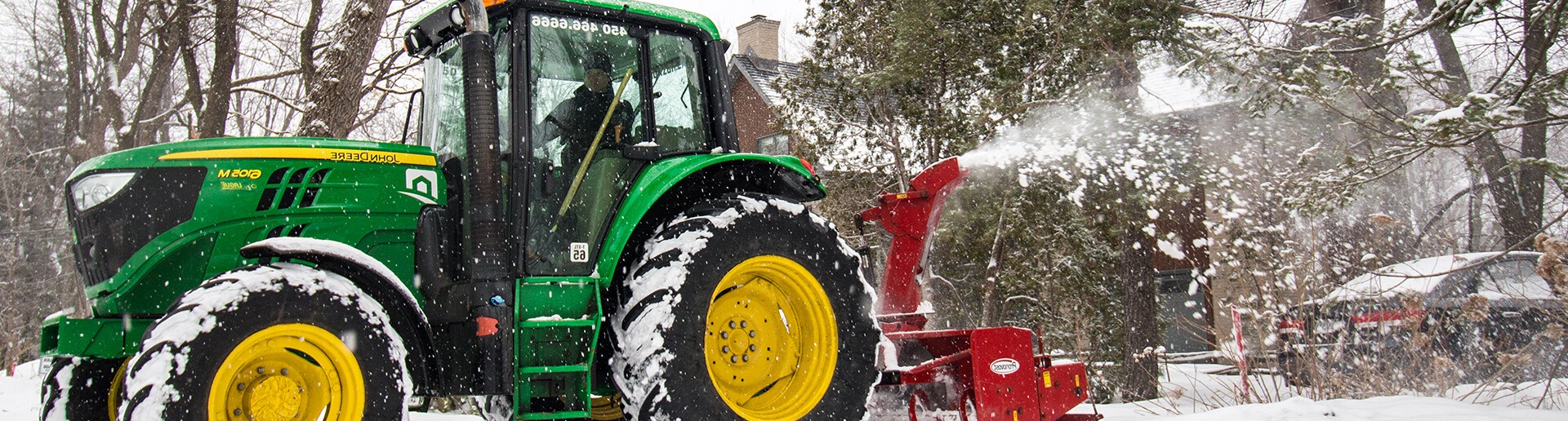 Le déneigement, un travail d'équipe